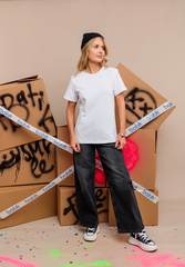 081_БК25 Футболка кор.рукав, белый