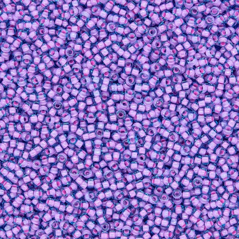 Японский бисер TOHO Round 15/0 (№937), окрашенный изнутри прозрачный