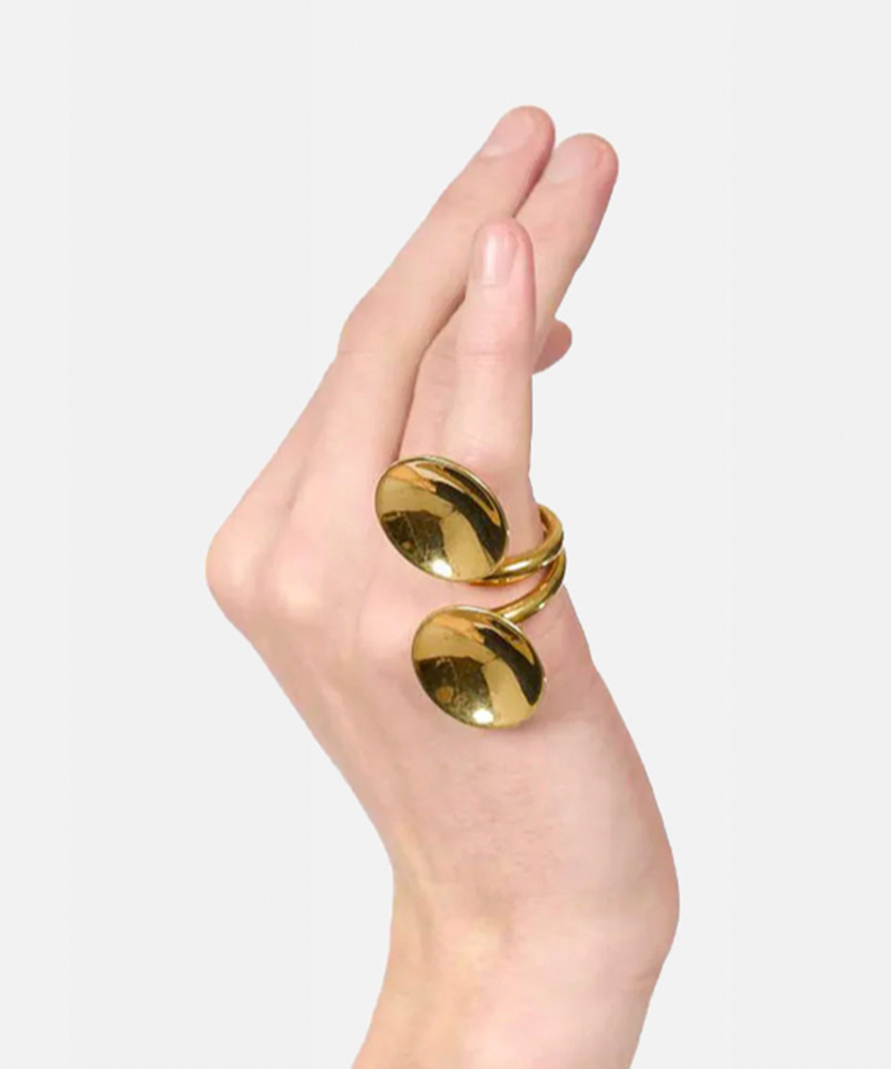 Кольцо Double Eclipse Gold