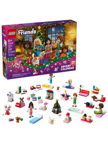 Конструктор Friends 42668 Адвент-календарь на 2025 год