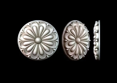 Силиконовый молд розетка № 573