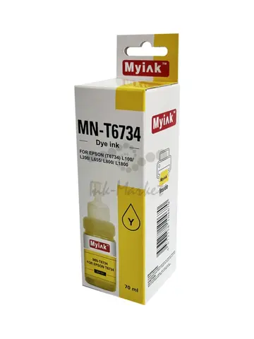 Чернила для EPSON L800/L1800/ L100/ L200 EI-Y87-B (70мл, Yellow Dye) MyInk