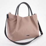 Сумка Саломея 465 норвежский тауп + черный