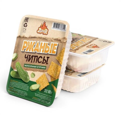 Изделия снековые Все  Чипсы злаковые ржаные со вкусом и ароматом 