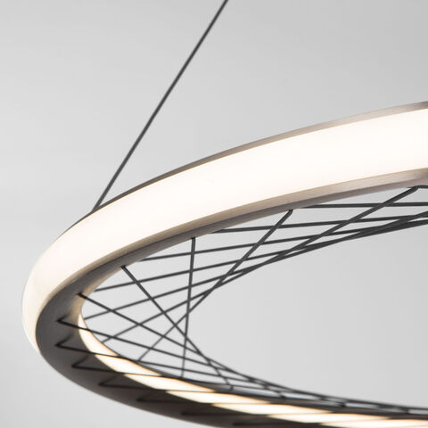 Подвесная светодиодная люстра Eurosvet Parafe 40025/1 LED серый