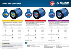 ЗУБР КРУГ, 2.0 мм, 15 м, леска для триммера, Профессионал (71010-2.0)