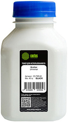 Тонер Cactus CS-TBR-40 черный флакон 40гр. для принтера Brother Universal для картриджей TN-1075/TN-1095/TN-TN-2080/TN-2085/TN-2135/TN-2235