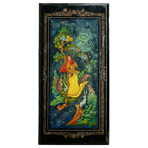 Мстёрская лаковая миниатюра. Морозко. Исп. Кайшев В. СССР, 1970-е