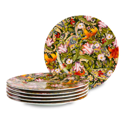 Набор тарелок десертных 6шт 20.5см Mix&Match Home Майя