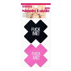 Набор из 2 пар пэстисов Cross Pattern Nipple Pasties - 