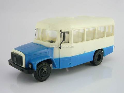 KAVZ-3976 Urban Bus white-blue Kompanion 1:43