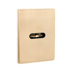 Накладка сувальдная ESC 486-S-auto RL SSG сатинированное золото, 1 шт