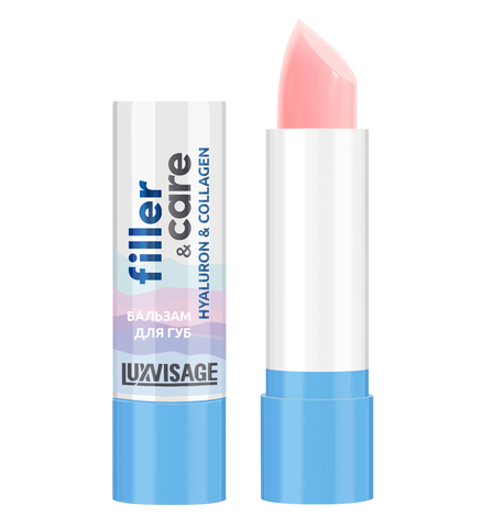LuxVisage Бальзам для губ  filler & care hyaluron & collagen 3,9г