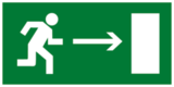 Е03 Эвакуационный знак - Направление к эвакуационному выходу направо