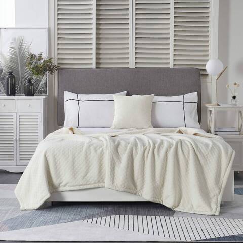 Плед 220х240 Sofi De MarkO Гранд молочный