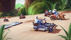 Smurfs Kart. Turbo Edition (картридж для Nintendo Switch, полностью на английском языке)