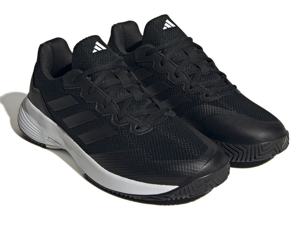 Adidas gamecourt black men's shoe on sale