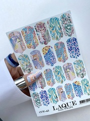 Пленки LAQUE NAIL WRAPS №43