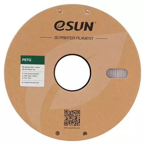 Катушка PETG-пластика ESUN 1.75 мм 1кг., натуральная