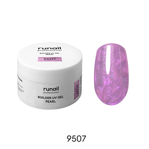Моделирующий УФ-гель c жемчужным эффектом BUILDER UV GEL PEARL, 15 г №9507