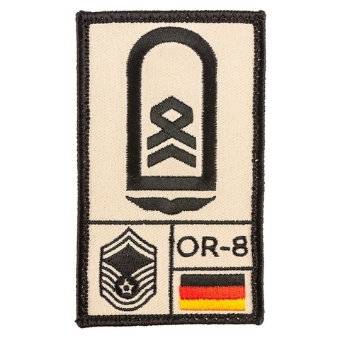 Café Viereck Rank Patch Stabsfeldwebel Luftwaffe sand