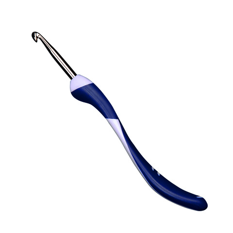 Крючок вязальный Addi Swing Maxi с эргономичной пластиковой ручкой, № 6, 17 см