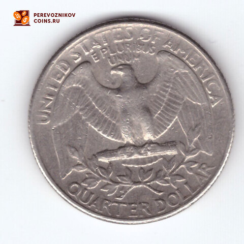 1/4 доллара 1985 (P). США. Медно-никель F-VF