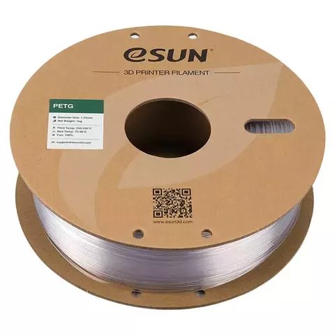Катушка PETG-пластика ESUN 1.75 мм 1кг., натуральная