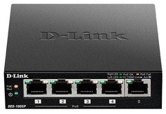 D-Link DES-1005P/B1A черный