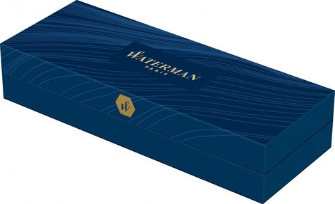 Шариковая ручка Waterman Hemisphere French riviera Deluxe BLU LOUNGE в подарочной коробке123