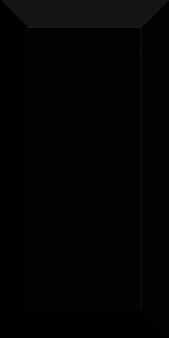 Vitra Miniworx Черный Глянцевый 10x20