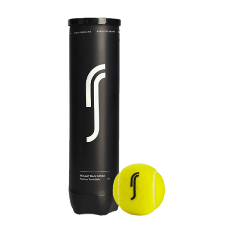 Мячи для большого тенниса Robin Soderling RS Black Edition All Court (4шт)