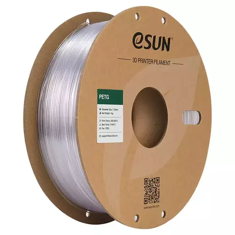 Катушка PETG-пластика ESUN 1.75 мм 1кг., натуральная