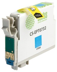 Картридж струйный Cactus CS-EPT0732 T0732 голубой (11.4мл) для Epson Stylus С79, C110, СХ3900, CX4900, CX5900, CX7300, CX8300, CX9300