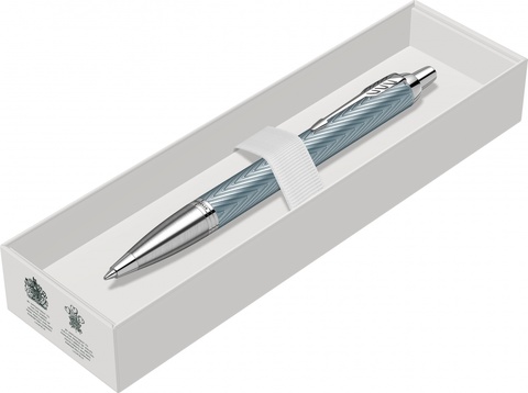 Ручка шариковая Parker IM Premium K318, Blue Grey CT (2143645)