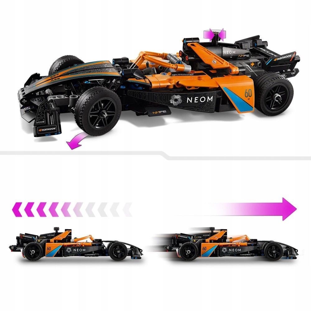 Конструктор LEGO Technic - Гоночный автомобиль Формулы E NEOM McLaren -  Макларен - Лего Техник 42169 купить в Москве | Доставка по России.