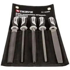 Thorvik MFSS205 Набор напильников личневых, 200 мм, 5 предметов 52285