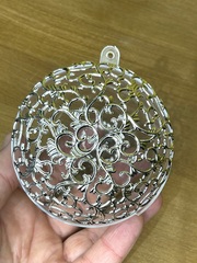 филигрань пластиковая 8см  , цвет серебро