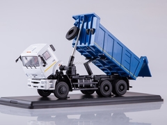 KAMAZ-6522 6x6 tipper restyling white-blue 1:43 Start Scale Models (SSM)