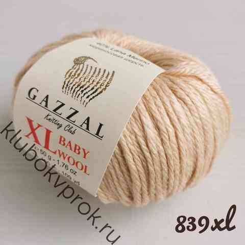 GAZZAL BABY WOOL XL 839, Экрю