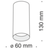 Потолочный светильник Technical Focus C010CL-01RG