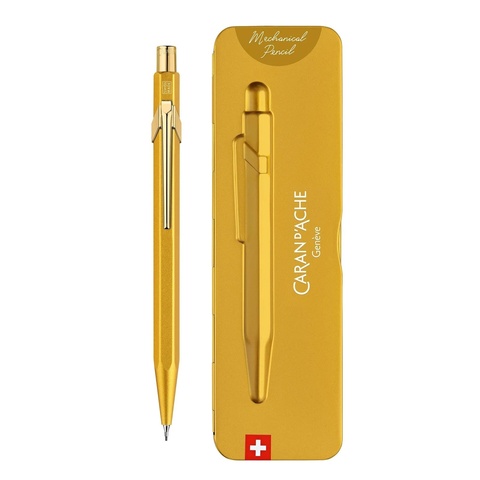 Карандаш механический Caran d’Ache 849 Goldbar, 0,7 mm  (844.999)