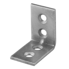 ЗУБР УМ-1.5, 25 x 25 x 17 x 1.5 мм, белый цинк, узкий мебельный уголок (31032-25) (50 штук)