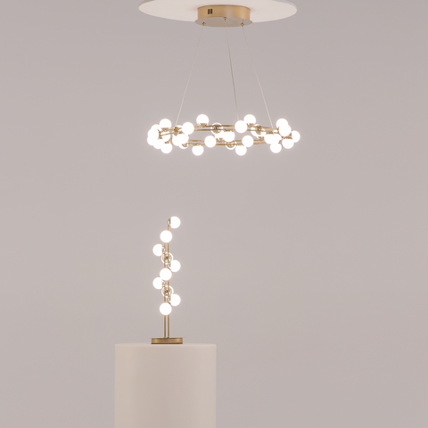 Подвесная светодиодная люстра Maytoni Tessara MOD081PL-L50G3K