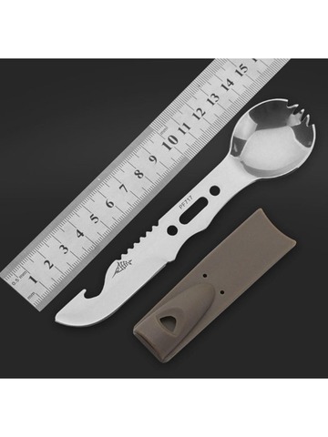 Устройство многофунциональное туристическое 8в1 (микс)