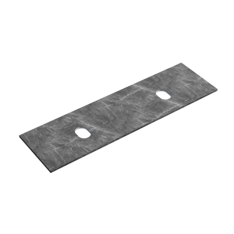 Sancos TT160A1 Столешница без отверстия под смеситель, 160x46, цвет: black sky