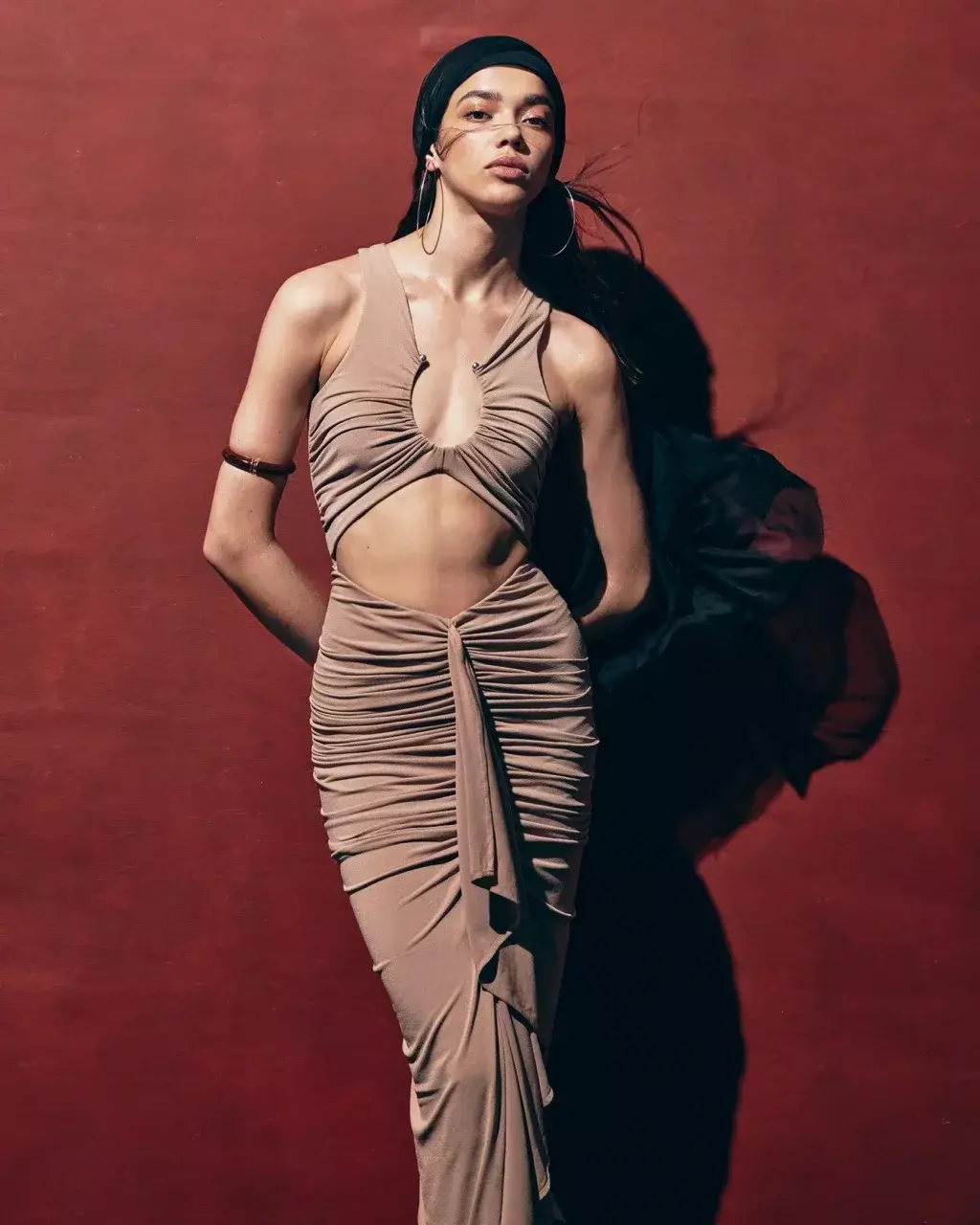 Платье Клеопатра бежевое