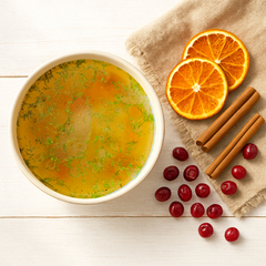 Костный говяжий бульон «Клюква, апельсин»/320 мл