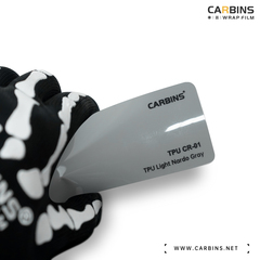 Carbins Color PPF Light Nardo Gray CR 01 серая цветная полиуретановая защитная антигравийная пленка