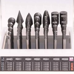 Набор бор-фрез твердосплавных 35шт HM S=6мм Ruko 116008